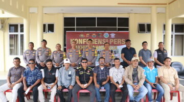 Polres Gayo Lues Gelar Konferensi Pers Pengungkapan Kasus Akhir Tahun 2024